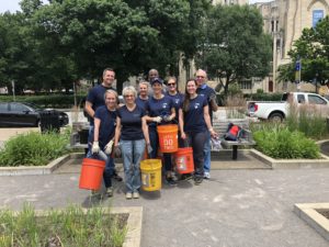 Volunteering group photo